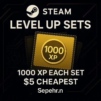Steam Level Up – 1000 XP | Cheapest, Fast, Secure