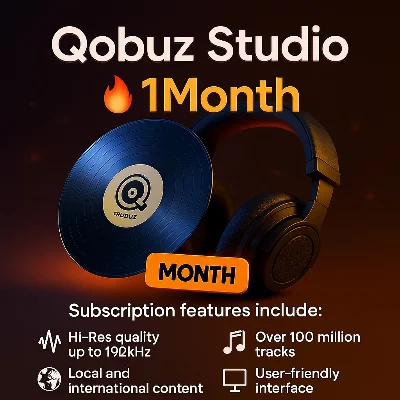 🔥Аккаунт Qobuz Studio 🔥Гарантия на 1 месяц🔥🔥💯💯