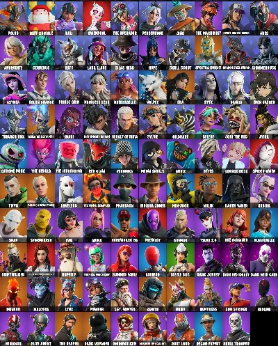 FORTNITE🎮132+ SKINS ACC + Auto Crew Sub |SKULLTROOPER|