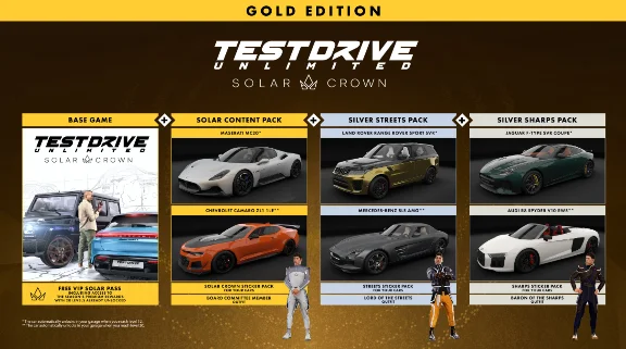 Test Drive Unlimited Solar Crown Gold Xbox Series S|X