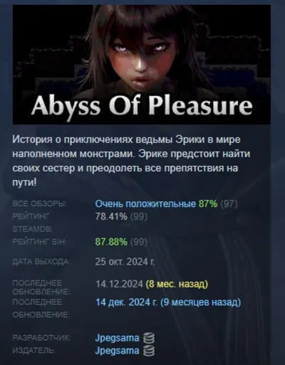 Abyss Of Pleasure STEAM GIFT RUSSIA 🇷🇺