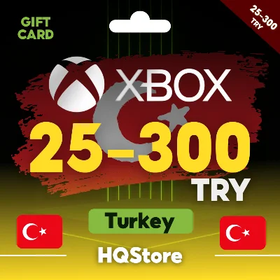 🎮Xbox Live Gift Card 25-300 TRY TURKEY