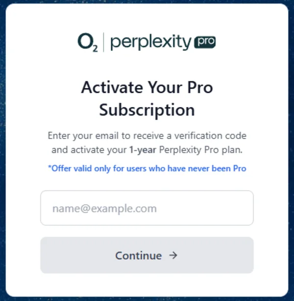 Perplexity AI Pro (1 Year Private ) Activation No CC