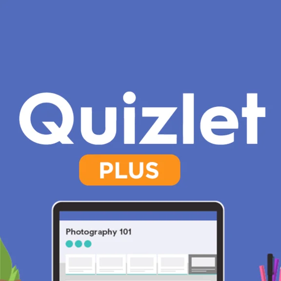 Quizlet Plus |  1/12 month subscription to your account