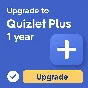 Quizlet Plus |  1/12 month subscription to your account