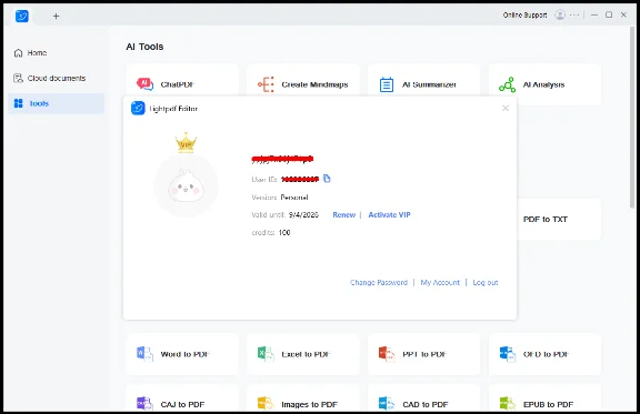 🦇 LightPDF 📋 Аккаунт 🚀 4 September 2026