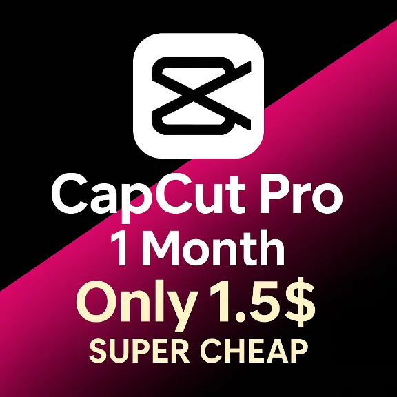 Capcut Pro Private Account 1 Month