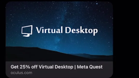 Virtual Desktop Key for Meta/Oculus Quest - License