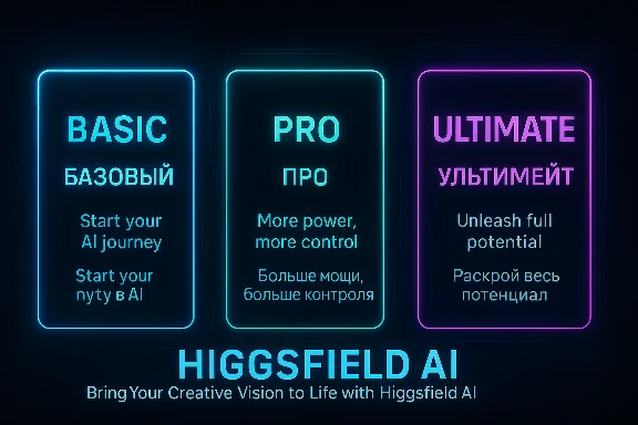 Higgsfield AI Basic | Pro | Unlimited | Subscription 1