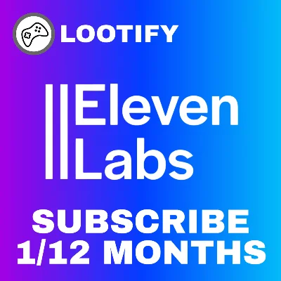 🧬 ElevenLabs ⭐️ Подписка 1/12 месяцев на Ваш аккаунт