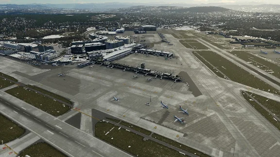 X-Plane 12 Add-on: Aerosoft - Airport Zurich V2.0 STEAM