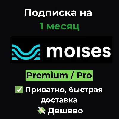 Moises AI | Premium/Pro Subscription 1 Month
