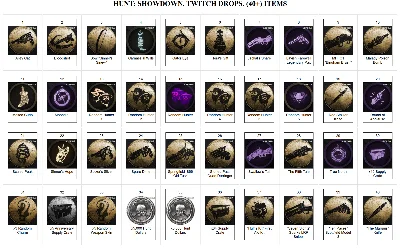 🔥HUNT: SHOWDOWN✦TWITCH DROPS✦SKINS✦6 RANDOM HUNTERS 🎁