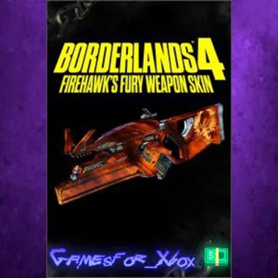 Borderlands 4 Firehawks Fury Weapon Skin XBOX DLC
