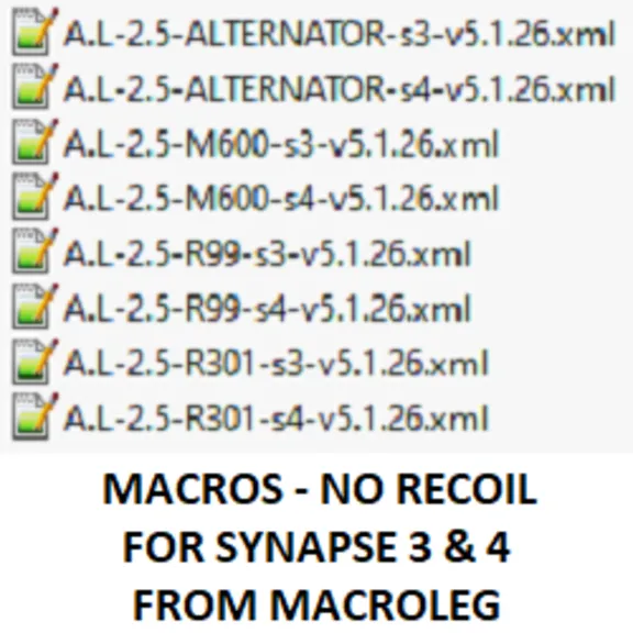 Apex Legends. Легкие патроны. Макросы для synapse 3 и 4