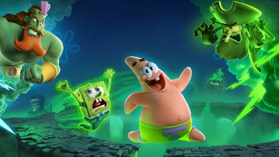 SPONGEBOB SQUAREPANTS: TITANS OF THE TIDE GHOSTLY✅XBOX