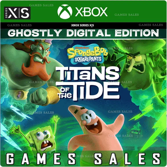 SPONGEBOB SQUAREPANTS: TITANS OF THE TIDE GHOSTLY✅XBOX
