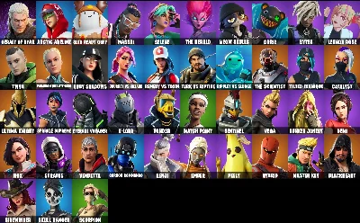 FORTNITE 44+ SKINS ACCOUNT |SKULL RANGER| + MAIL