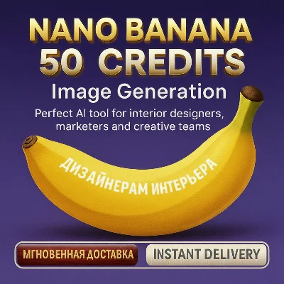 Nano Banana — 50 генераций для генерации изображений