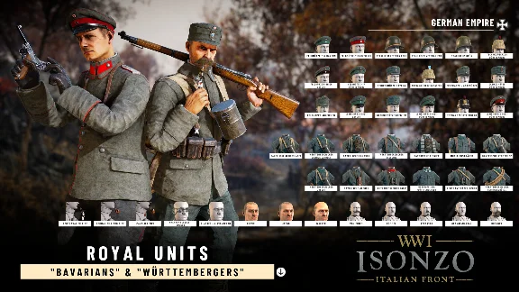 Isonzo - Royal Units Pack DLC STEAM GIFT РОССИЯ