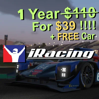 iRacing - 1 Year Membership code + FIA F4 car
