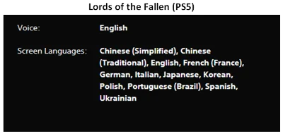 Lords of Fallen 2023 PS5+LOTF14 PS4|5*Аренда от 10 дней