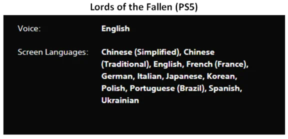 Lords of Fallen 2023 PS5+LOTF14 PS4|5*Rent from 10 days