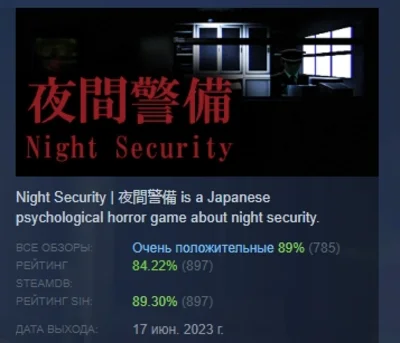 [Chilla´s Art] Night Security | 夜間警備 STEAM РОССИЯ