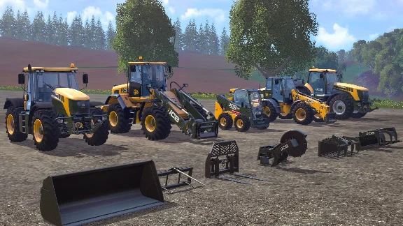 Farming Simulator 15 - JCB DLC STEAM GIFT РОССИЯ