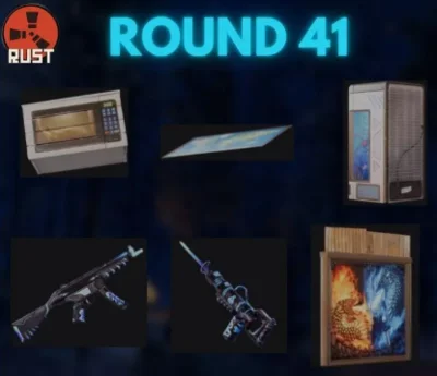 TWITCH DROPS RUST | 41 ROUND 6/6 UNIQUE SKINS |