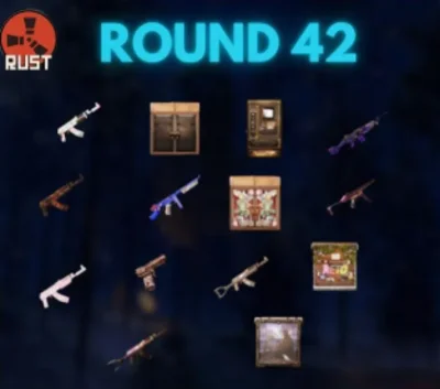 TWITCH DROPS RUST | 42 УНИКАЛЬНЫХ ОБЛИКА РАУНДА 14/14 |