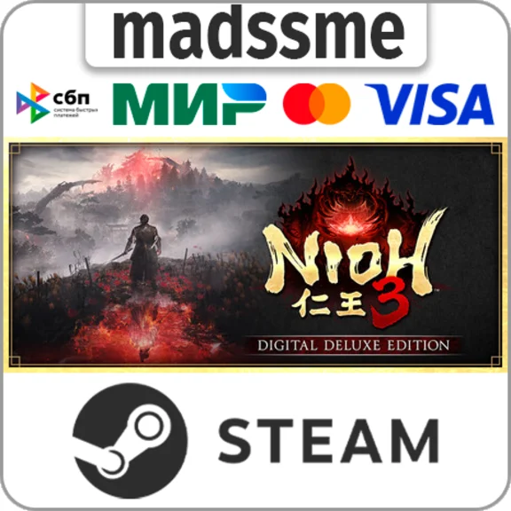 Nioh 3 Digital Deluxe Edition * RU/KZ/СНГ/TR/AR * STEAM