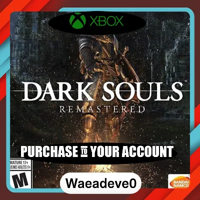 Dark souls remastered  xbox Purchase on your account