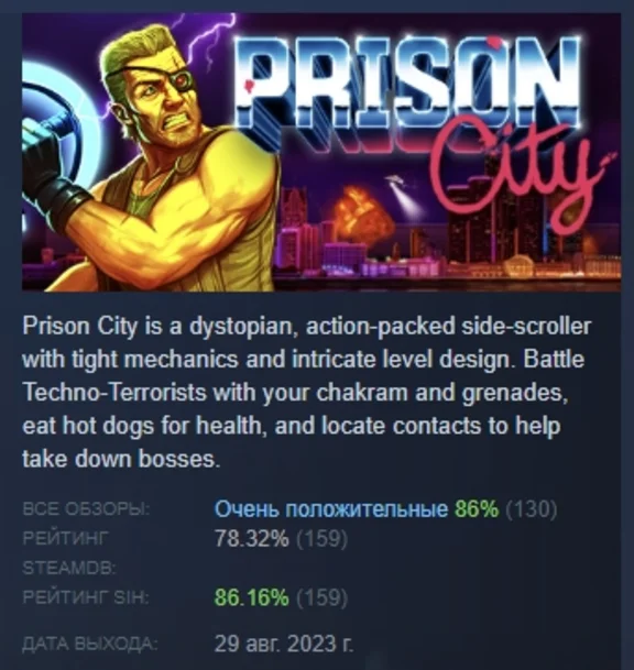 Prison City АВТОДОСТАВКА STEAM GIFT РОССИЯ