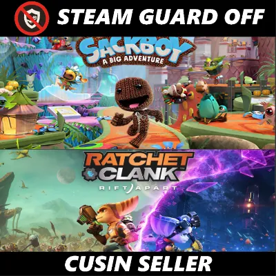 🎮Shared Account Ratchet & Clank - Rift Apart + Sackboy