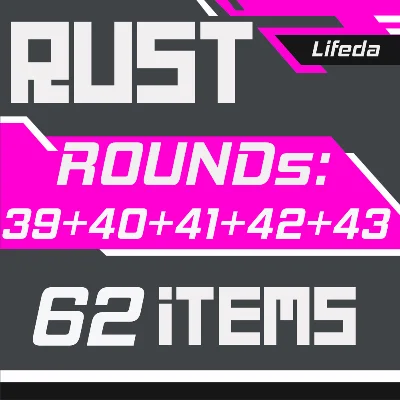 RUST SKINS✦TWITCH DROPS✦Round 39+40+41+42+43 | 62 ITEMS
