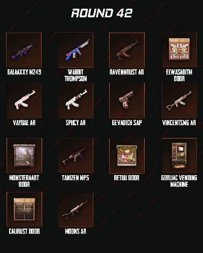 RUST SKINS【TWITCH DROPS】Round 42  | 14 ITEMS | + GIFT