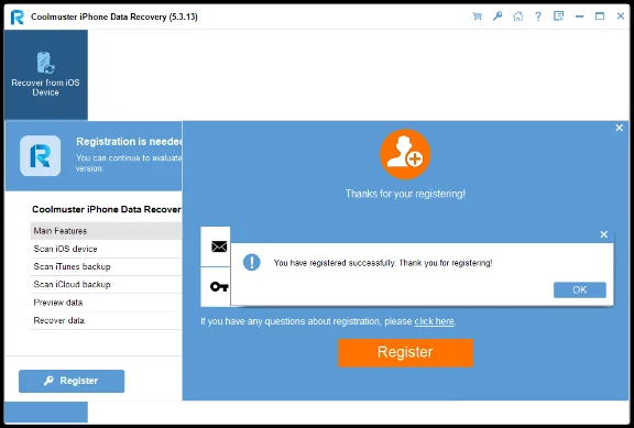 🧊 Coolmuster iPhone Data Recovery 📋 Аккаунт 🚀