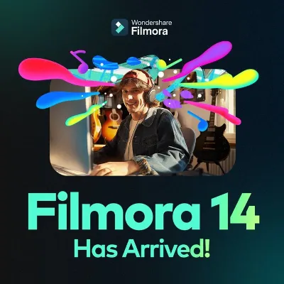 Wondershare Filmora 14 + AI Credits | 1 YEAR