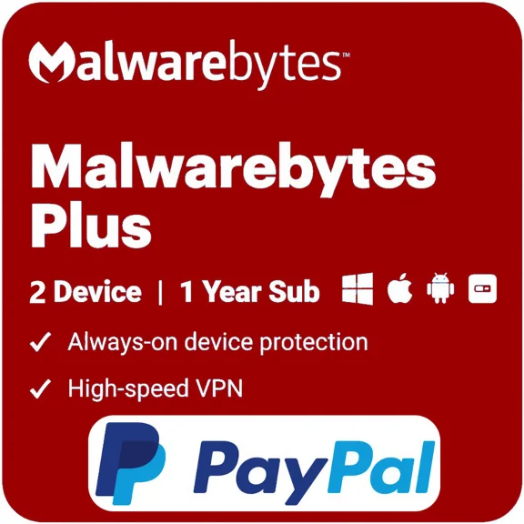Malwarebytes Plus 2 устройство 1 год