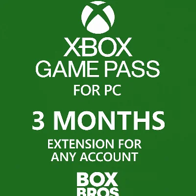GAME PASS PC 3   MONTH (EXTENSION FOR ANY ACCOUNT)