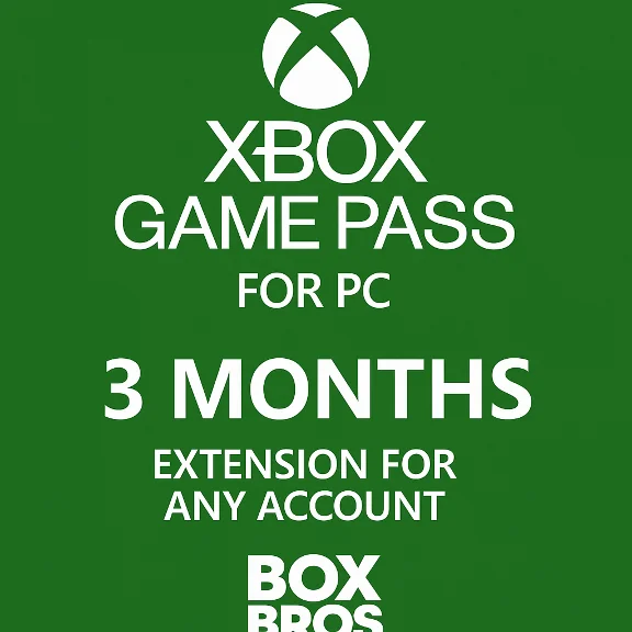 GAME PASS PC 3   MONTH (EXTENSION FOR ANY ACCOUNT)