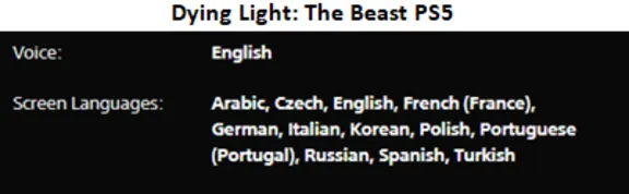 Dying Light: The Beast + 1&2 PS5 П3 Аренда от 15 дней