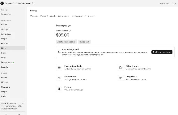 OPEN AI TOP UP 🟢 PAY BALANCE API openai.com chat gpt