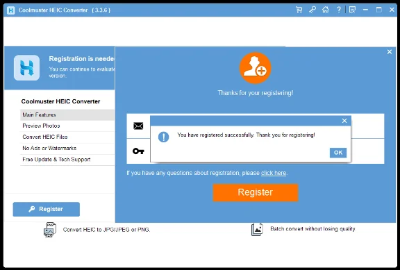 🧊 Coolmuster HEIC Converter 📋 Account 🚀