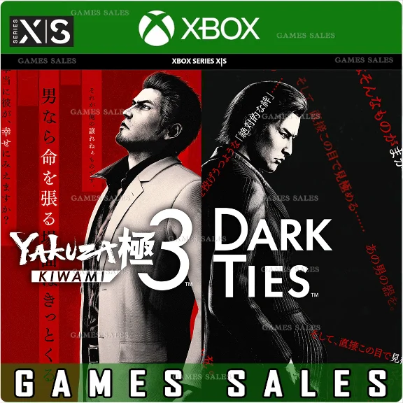 ✅❤️YAKUZA KIWAMI 3 & DARK TIES❤️XBOX SERIES X|S🔑KEY✅
