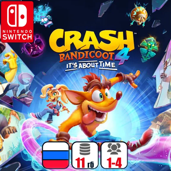 Crash Bandicoot 4: It´s About Time | Nintendo Switch