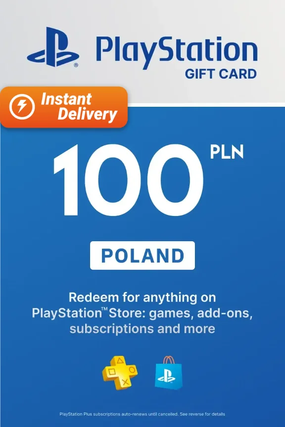 Playstation Network 100 PLN Gift Card Poland PSN - 24/7