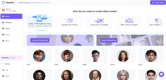🎥 HeyGen Ai | Creator, Team  | Month | No login