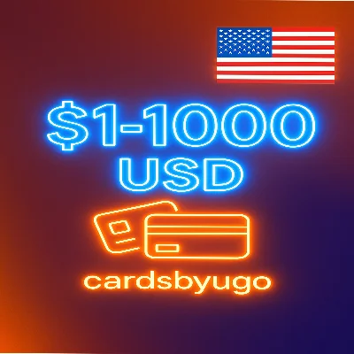 ✅Карта США/ЕС номиналом 1–1000 долларов действует везде